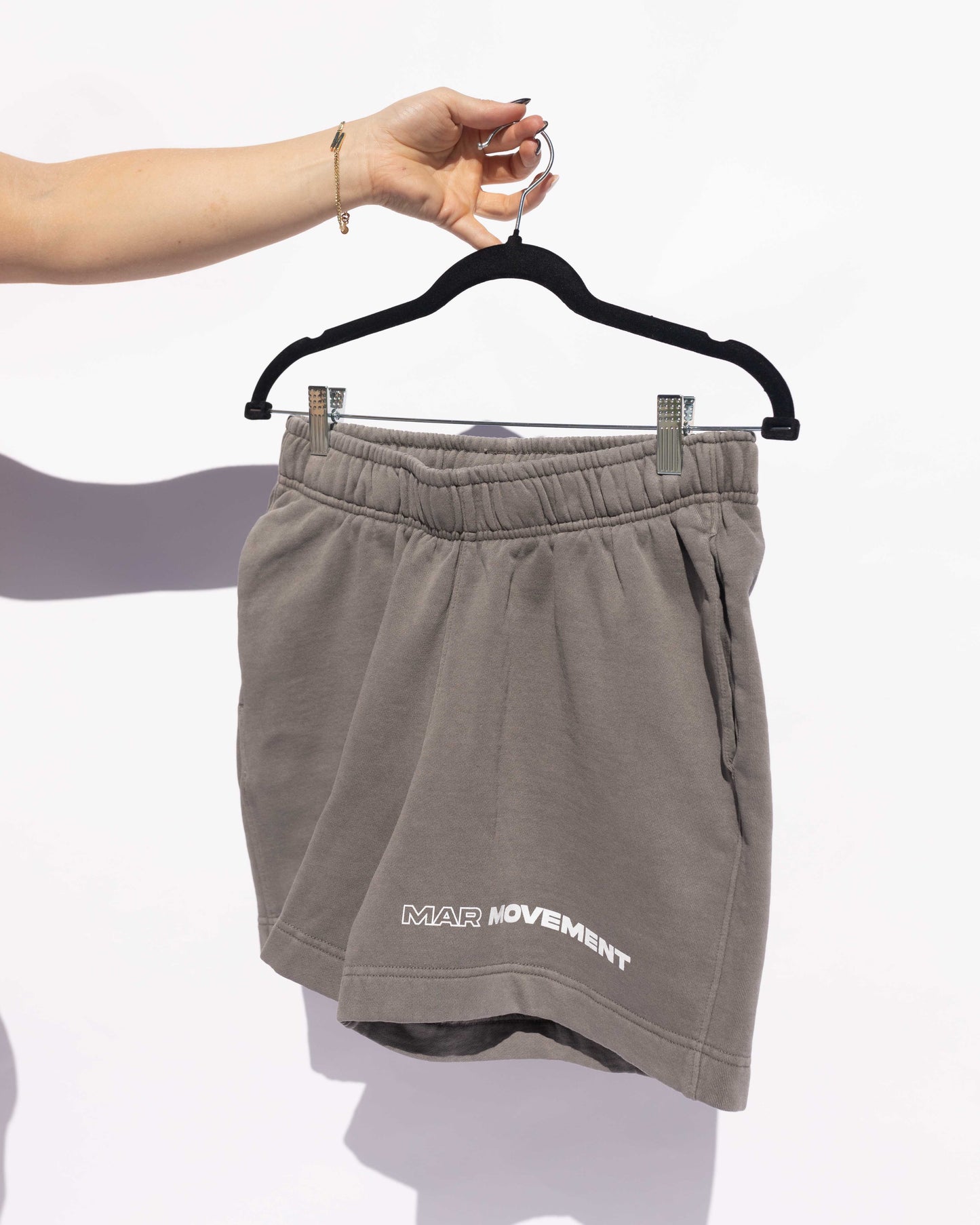 Relaxed faded sweat shorts